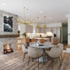 Hart Crossing Aspen Model Kitchen