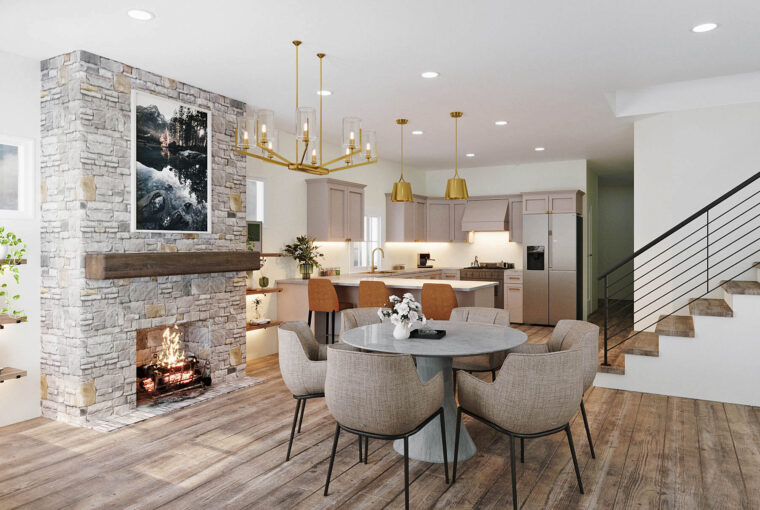 Hart Crossing Aspen Model Kitchen